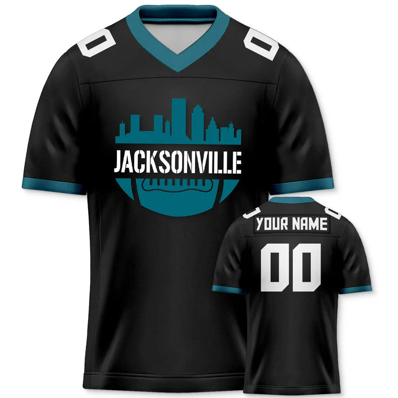 Custom Football Jersey With Jacksonville City Souvenir Fashion Football Shirt